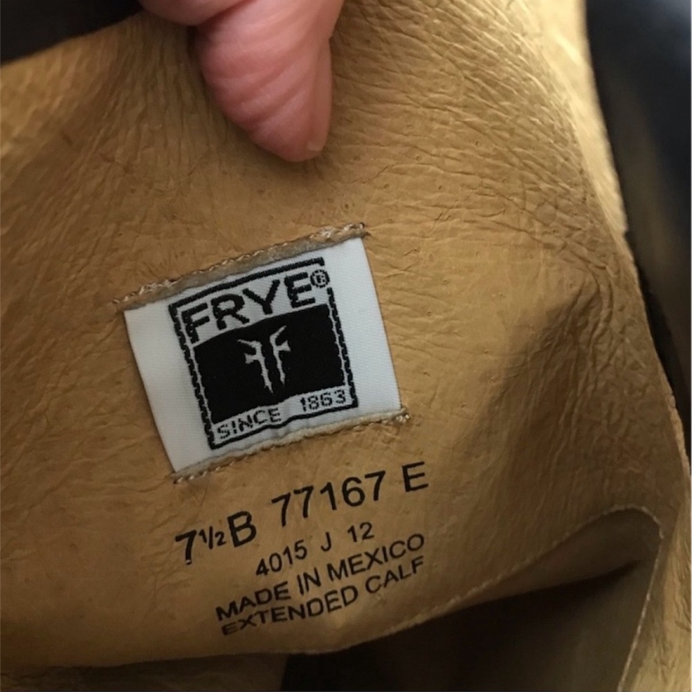 Frye Melissa Button Boot Women’s Black Leather Riding Boots - 7.5 B - Picture 14 of 16